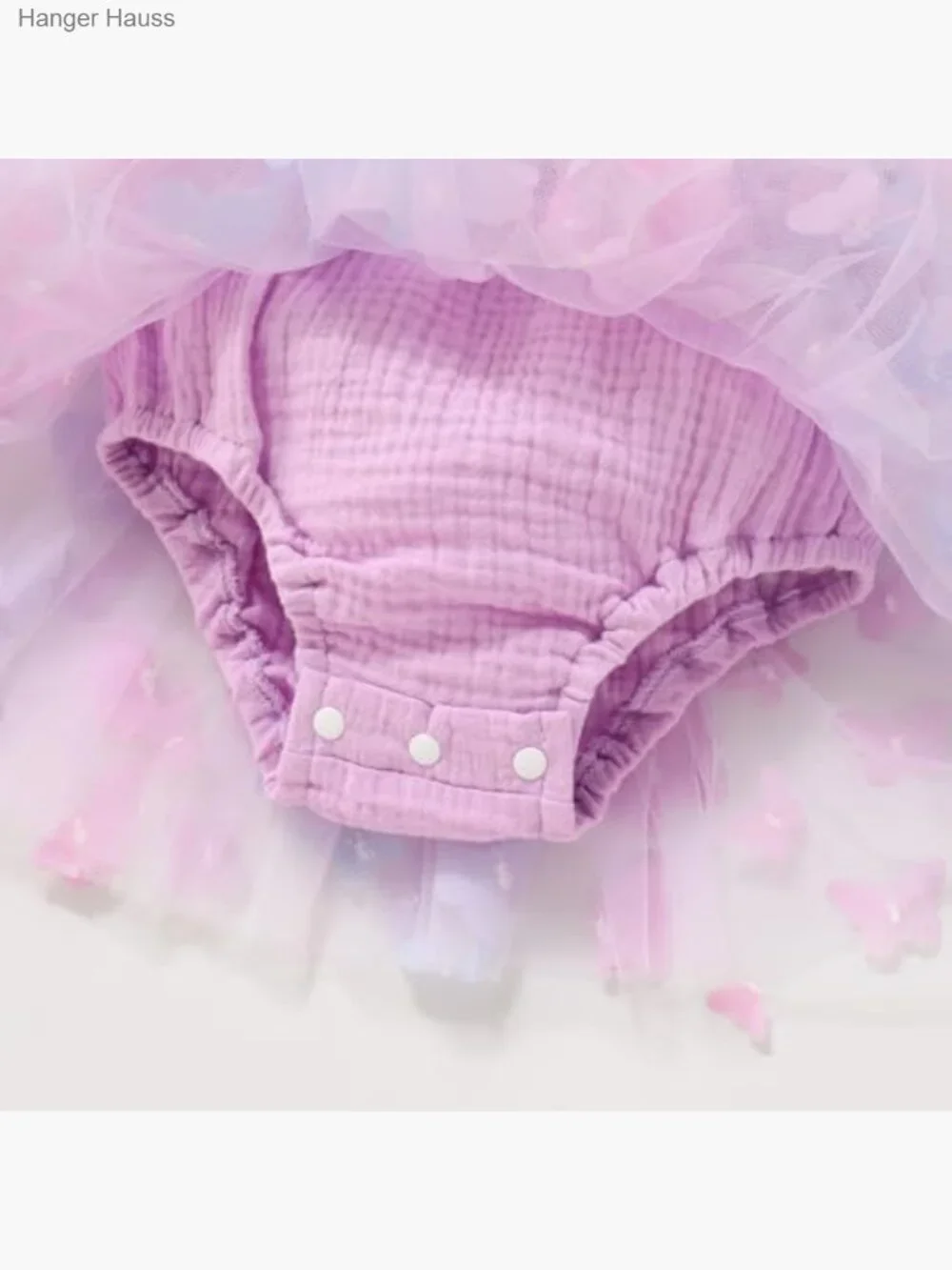 Baby Girl First Birthday Tutu Romper Dress Square Neck Ruffle Sleeve